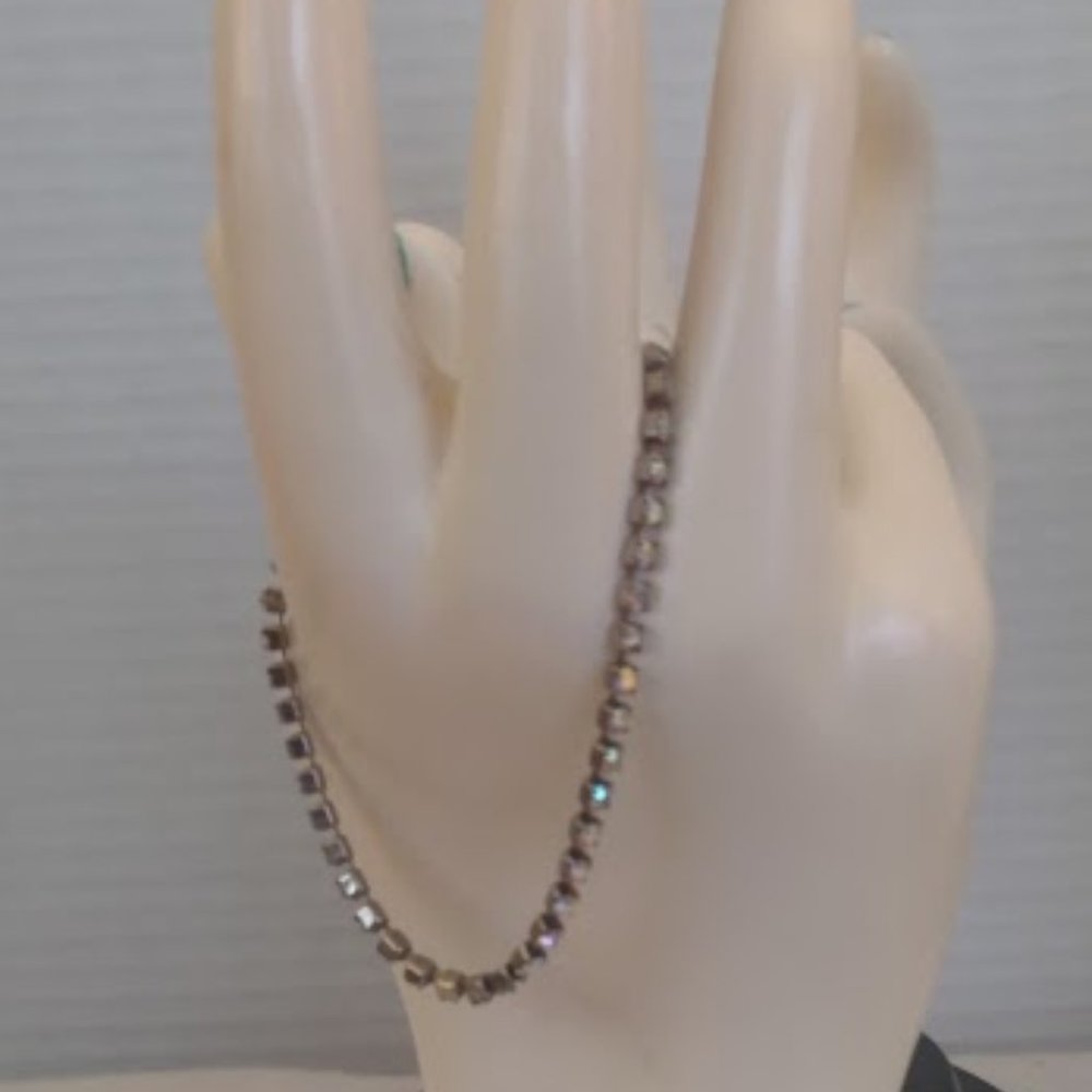 AB tiny stones bracelet.